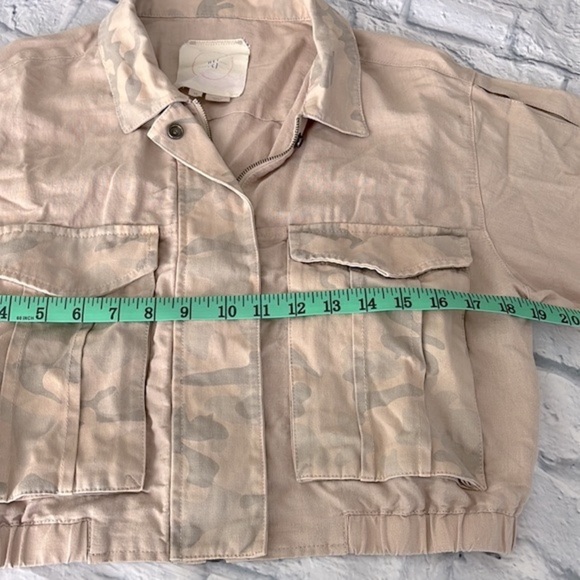 Anthropologie Hei Hei cropped linen jacket sz XS - Picture 10 of 12